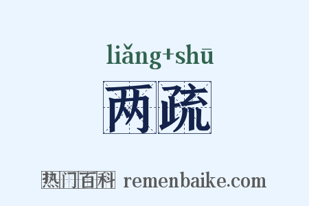 两疏是什么意思的图片